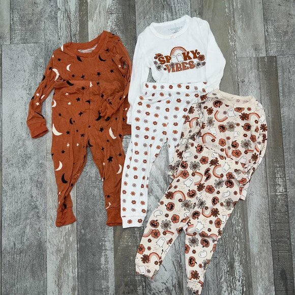Toddler Girl's 6-Piece Halloween Pajamas Bundle Size 18 Months - Picture 1 of 7